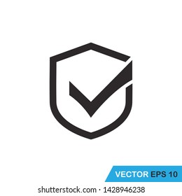shield icon vector design element