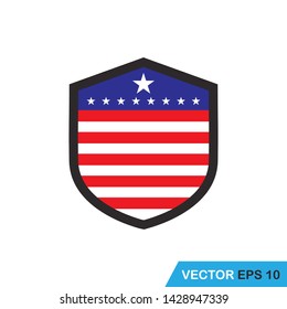 shield icon vector design element