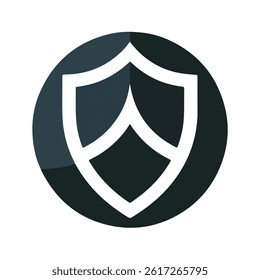 Shield Icon vector design on white background