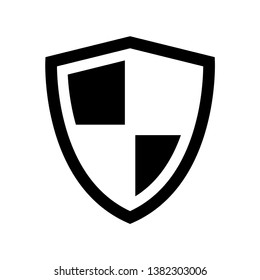 shield icon vector design template