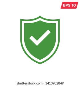 shield icon vector design template