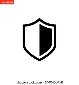 shield icon vector design template