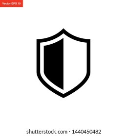 shield icon vector design template