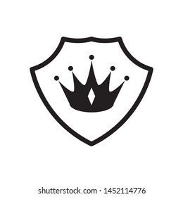 shield icon vector design template vector