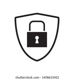 Shield icon vector design template