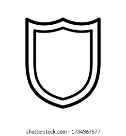 Shield icon vector design template