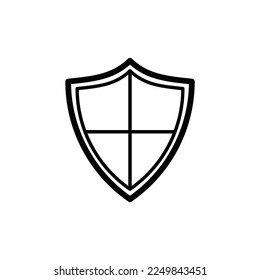 shield icon vector design template
