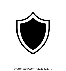 Shield icon vector design templates isolated on white background