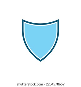 Vektordesign-Vorlagen für Schildschirm-Symbole einzeln auf weißem Hintergrund