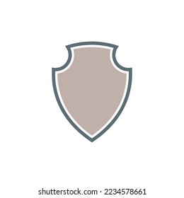 Shield icon vector design templates isolated on white background