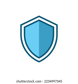 Shield icon vector design templates isolated on white background