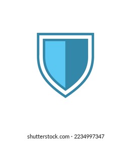 Shield icon vector design templates isolated on white background
