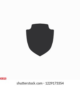 shield  icon. Vector  Eps 10 