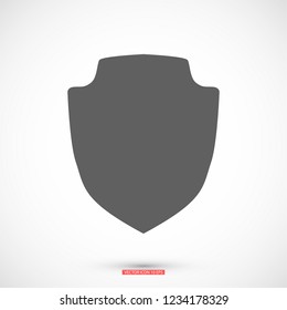 shield  icon. Vector  Eps 10 