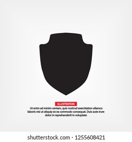 shield  icon. Vector  Eps 10 