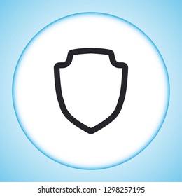 shield  icon. Vector  Eps 10 