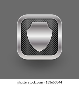 Shield icon. Vector eps 10.