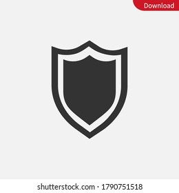 Shield icon vector eps 10