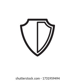 shield icon vector eps trendy design template logo signage illustration clip art