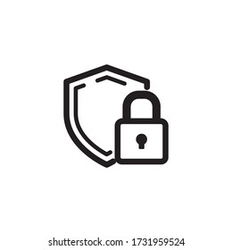 shield icon vector eps trendy design template logo signage illustration clip art