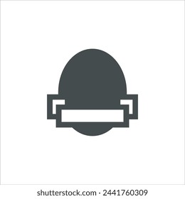 Icono de escudo en vector. Diseño de icono de estilo plano. Ilustración vectorial del icono de escudo. Pictograma aislado en blanco.