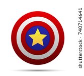 Shield icon. Vector illustration