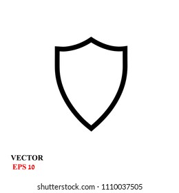 shield icon. vector illustration