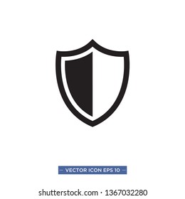 shield icon vector illustration