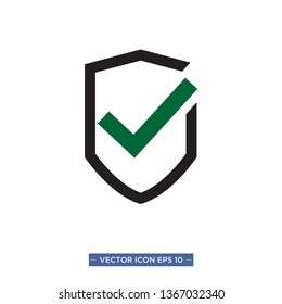 shield icon vector illustration