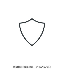 Icono de escudo, Ilustración vectorial de escudo