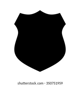 Shield icon. Vector illustration