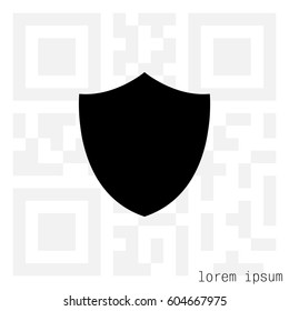 Shield Icon. vector illustration