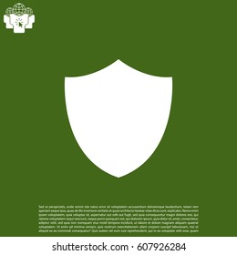 Shield Icon. vector illustration