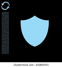 Shield Icon. vector illustration