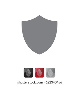 Shield Icon. vector illustration