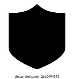 Shield Icon Vector Illustration button for social networking services, internet forums, news websites and blogs. Icon with Flat Calculator. Flat filled outline style.  Editable stroke. Flat style 