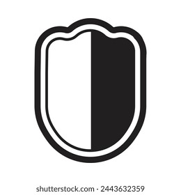 Icono de escudo vector ilustración diseño