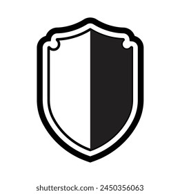 diseño de Ilustración vectorial de iconos de escudo