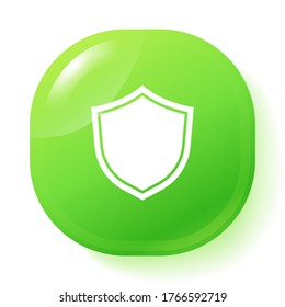 shield Icon. Vector illustration EPS 10.