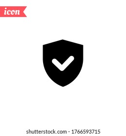 shield Icon. Vector illustration EPS 10.