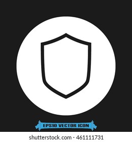 Shield icon vector illustration eps10.