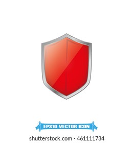 Shield icon vector illustration eps10.