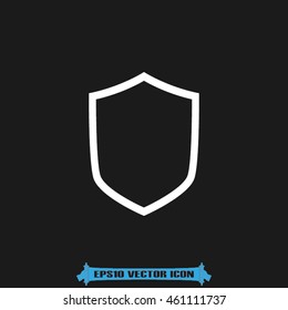 Shield icon vector illustration eps10.
