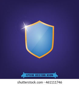 Shield icon vector illustration eps10.