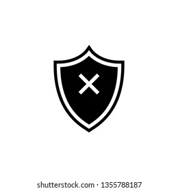 Shield Icon Vector Illustration Logo Template