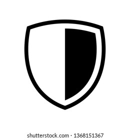 Shield Icon Vector Illustration Logo Template