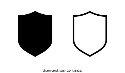 Shield icon vector illustration. Protection icon. Security sign and symbol