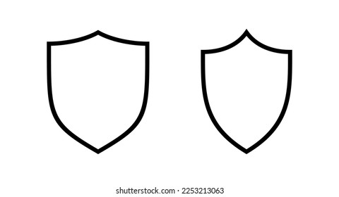 Shield icon vector illustration. Protection icon. Security sign and symbol