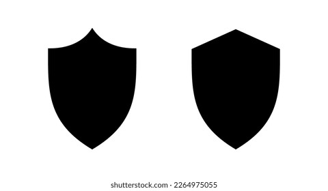 Schild Symbol, Vektorgrafik. Schutzsymbol. Sicherheitszeichen und -zeichen