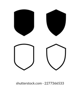 Shield icon vector illustration. Protection icon. Security sign and symbol